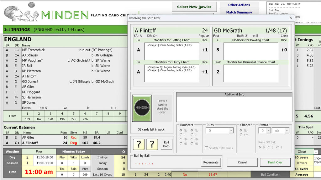 Minden Cricket Assistant updated with 2025 Set